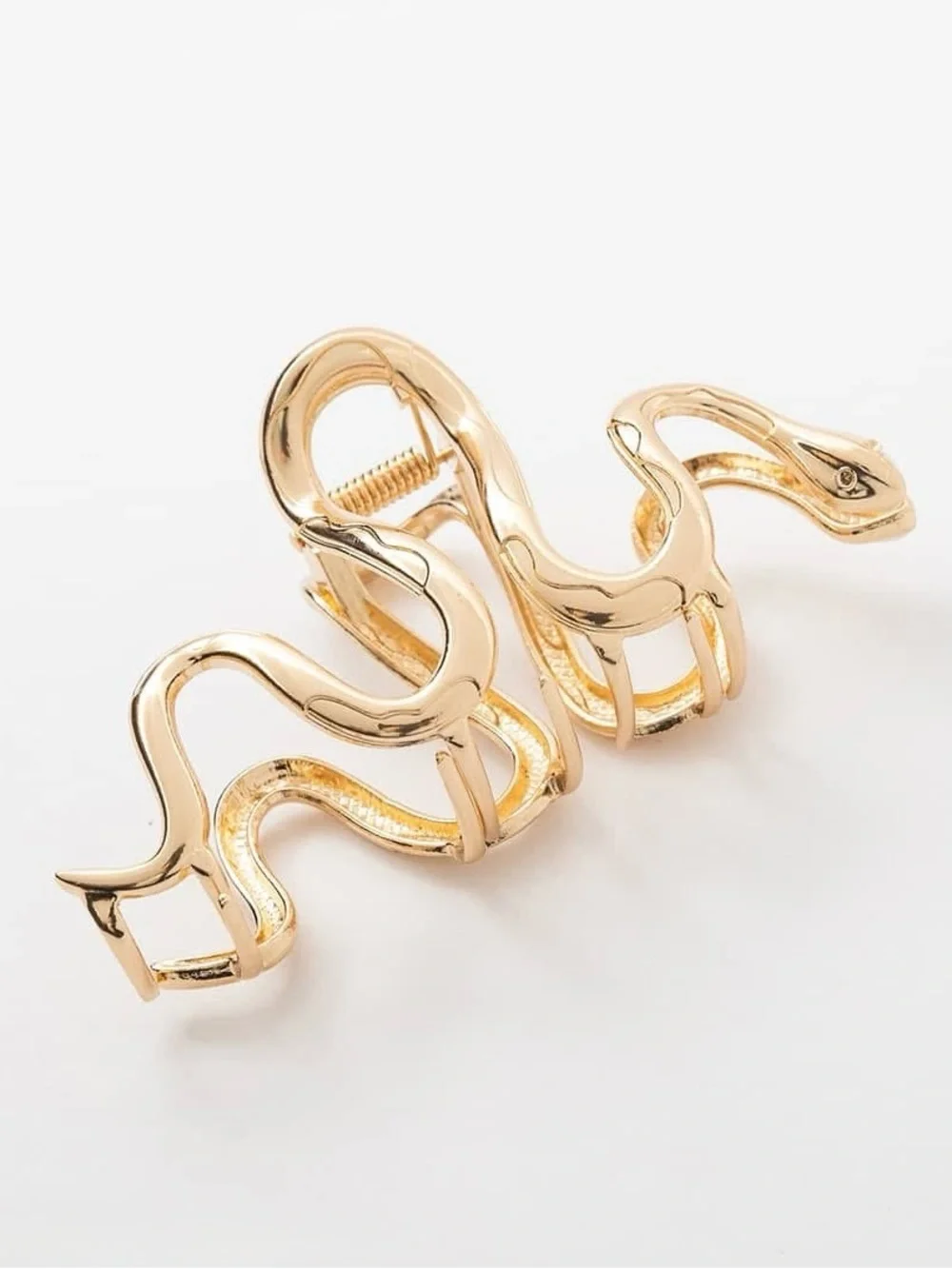 NEW Gold Snake Hair Clip Plunder
